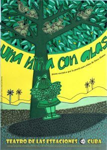 Una niña con alas